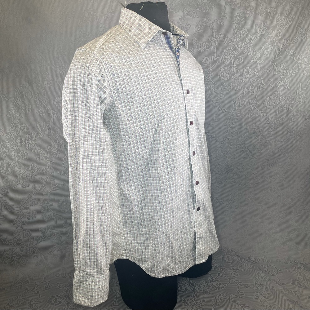 Robert Graham Multicolored Check Button Up - image 6
